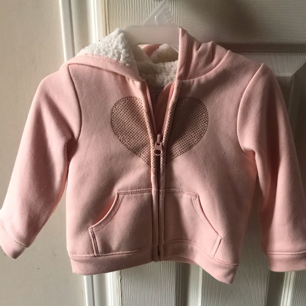 Pink Jacket with Big Heart